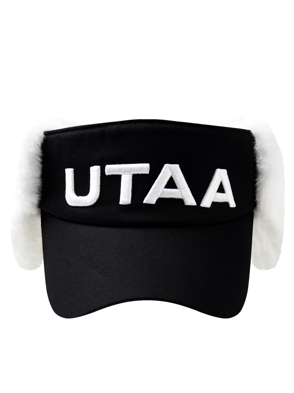 UTAA ウィンターボールドロゴファーバイザー ブラック : Women's