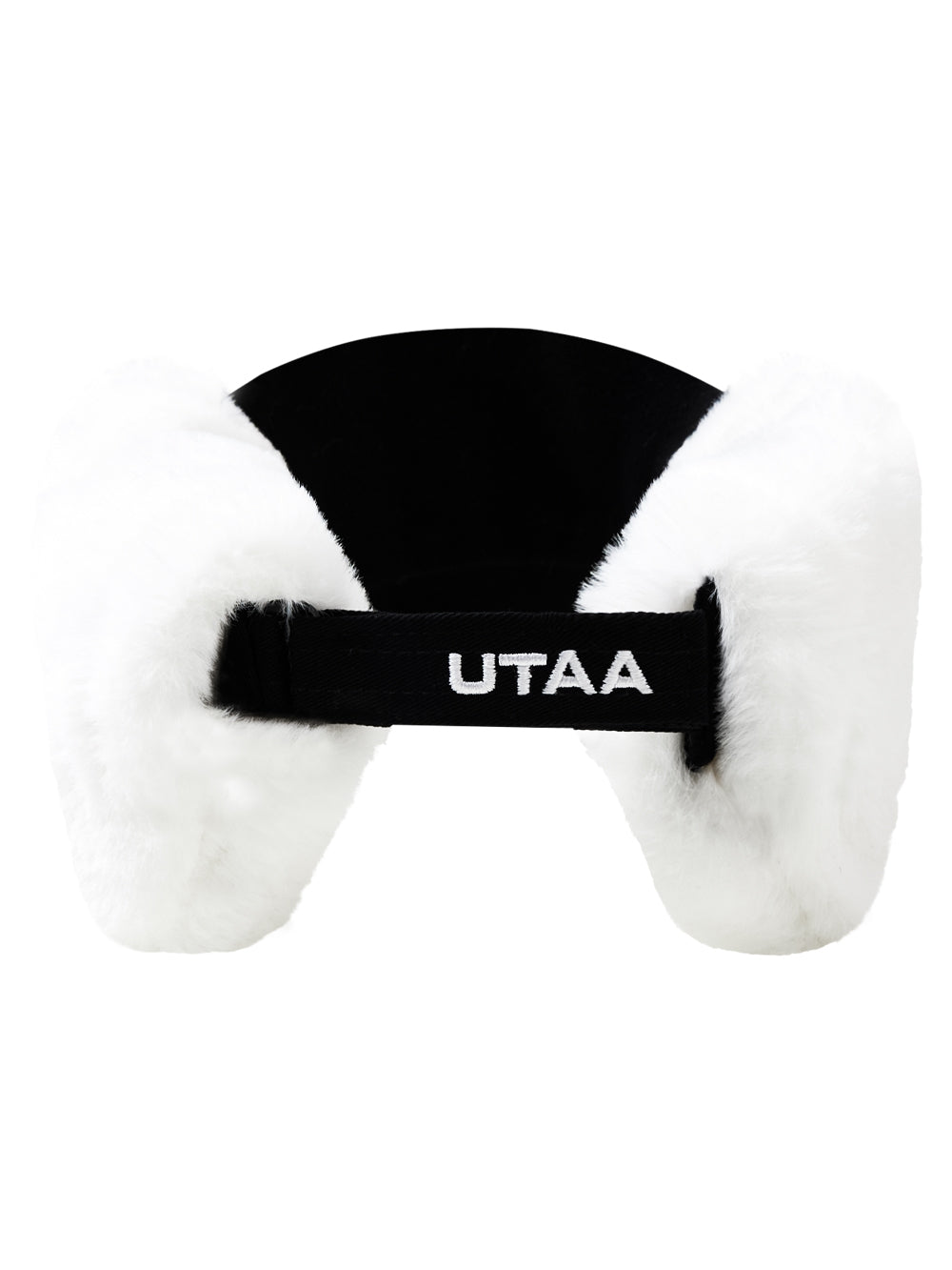 UTAA ウィンターボールドロゴファーバイザー ブラック : Women's