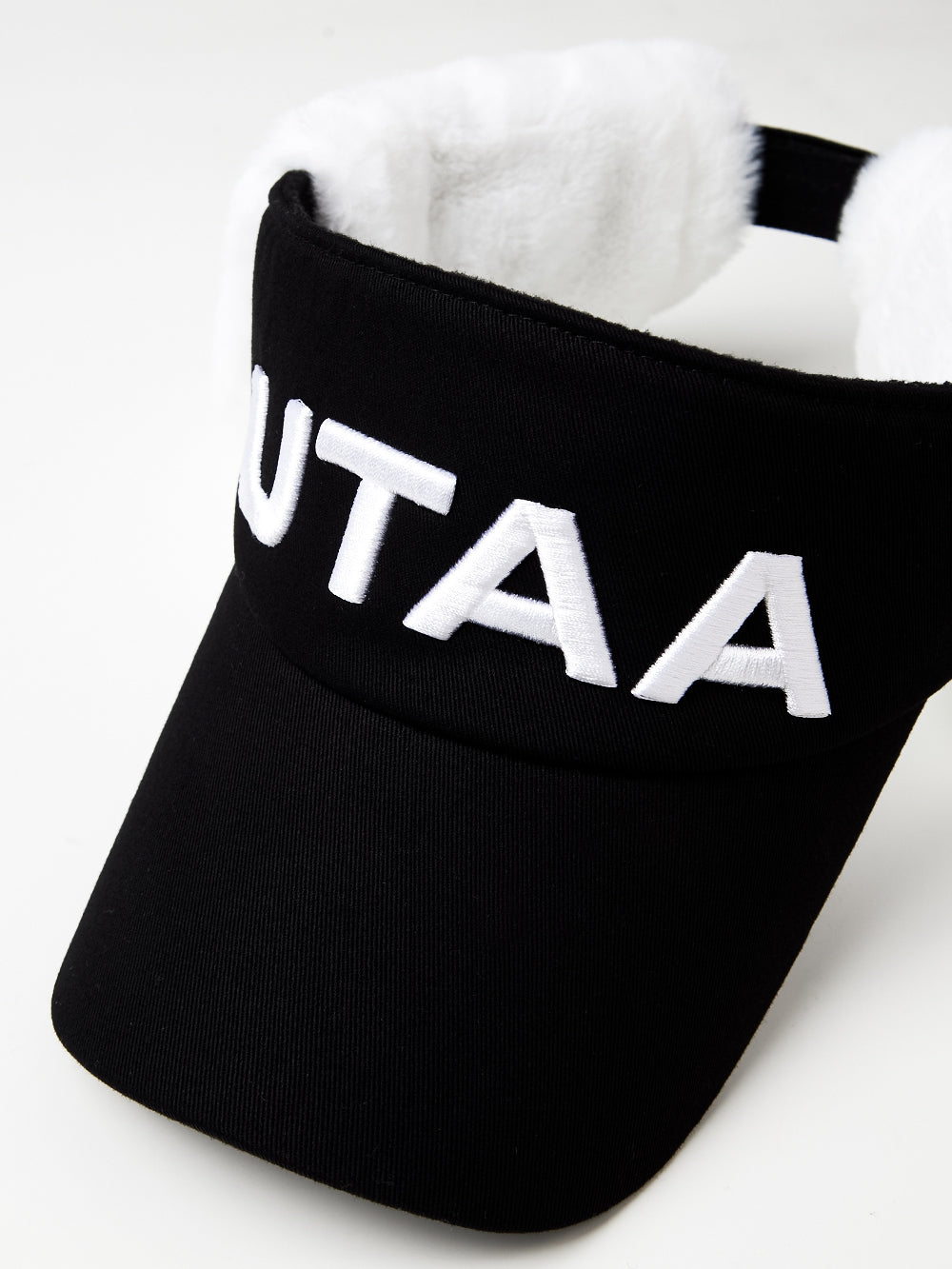 UTAA ウィンターボールドロゴファーバイザー ブラック : Women's
