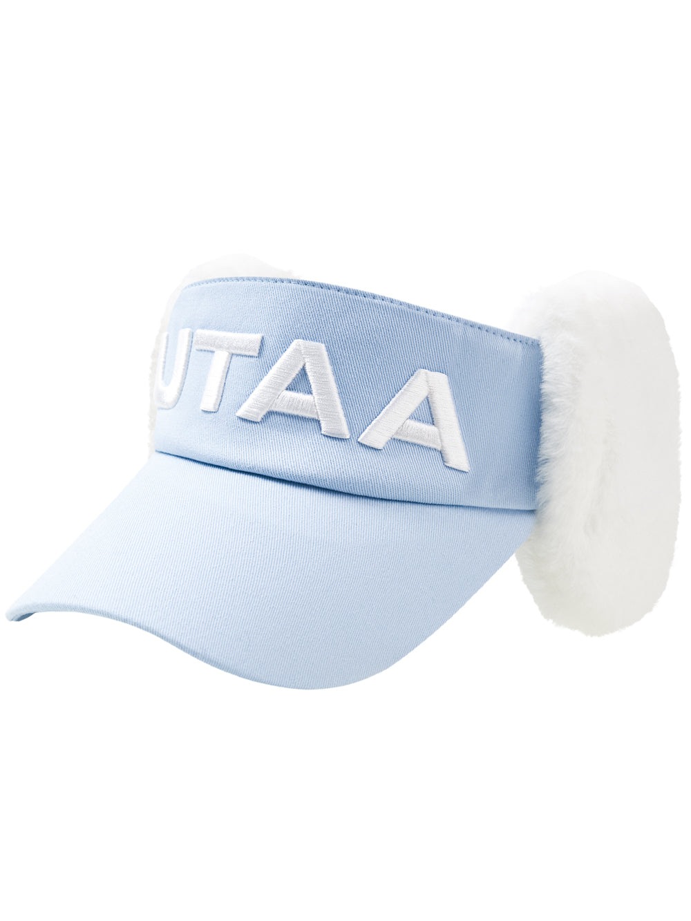 UTAA ウィンターボールドロゴファーバイザー スカイブルー : Women's