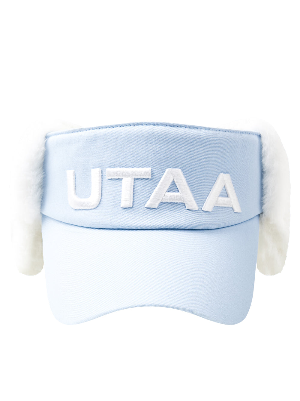 UTAA ウィンターボールドロゴファーバイザー スカイブルー : Women's