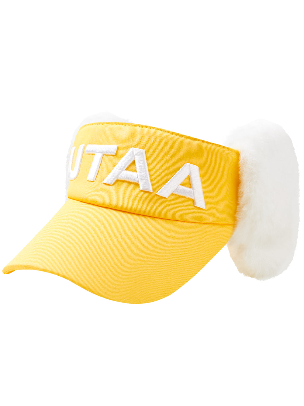 UTAA ウィンターボールドロゴファーバイザー イエロー : Women's