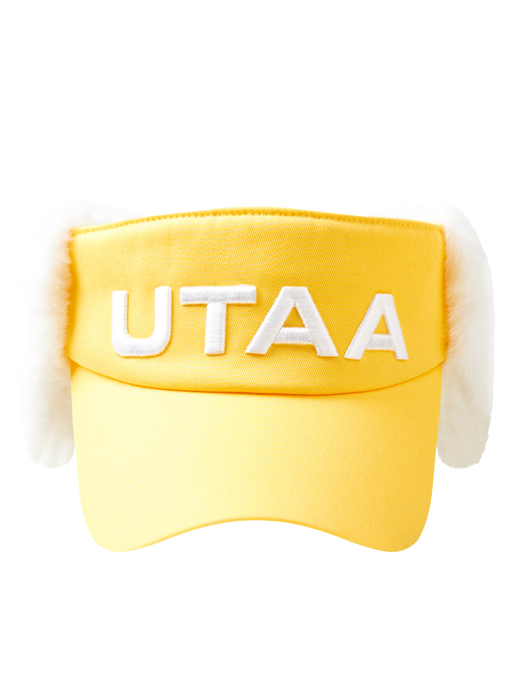 UTAA ウィンターボールドロゴファーバイザー イエロー : Women's