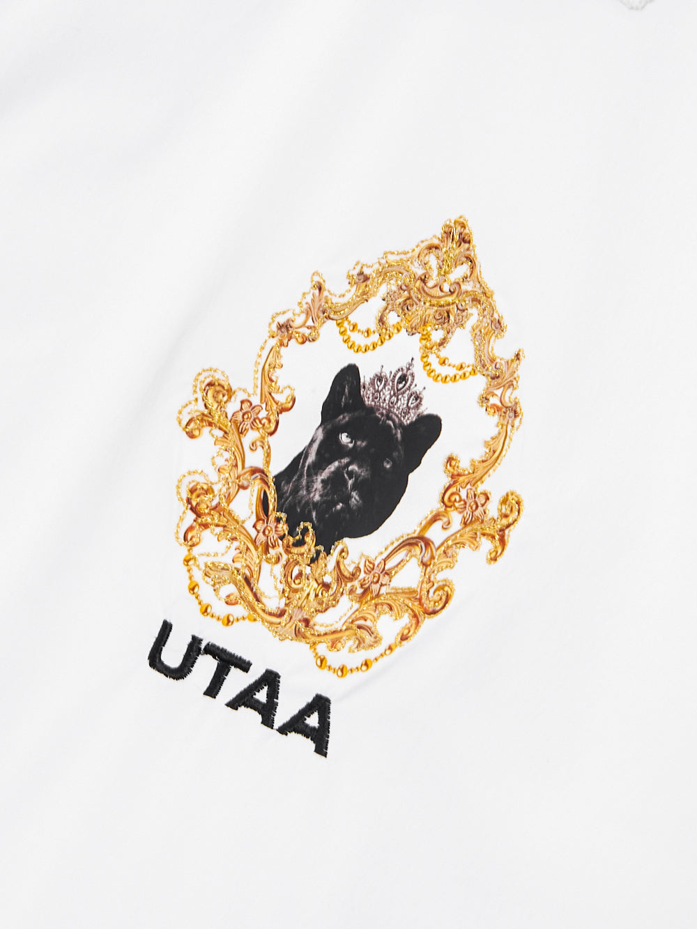 UTAA クラウンパンサーKingdomハーフZip-upジャンパー ホワイト : Women's
