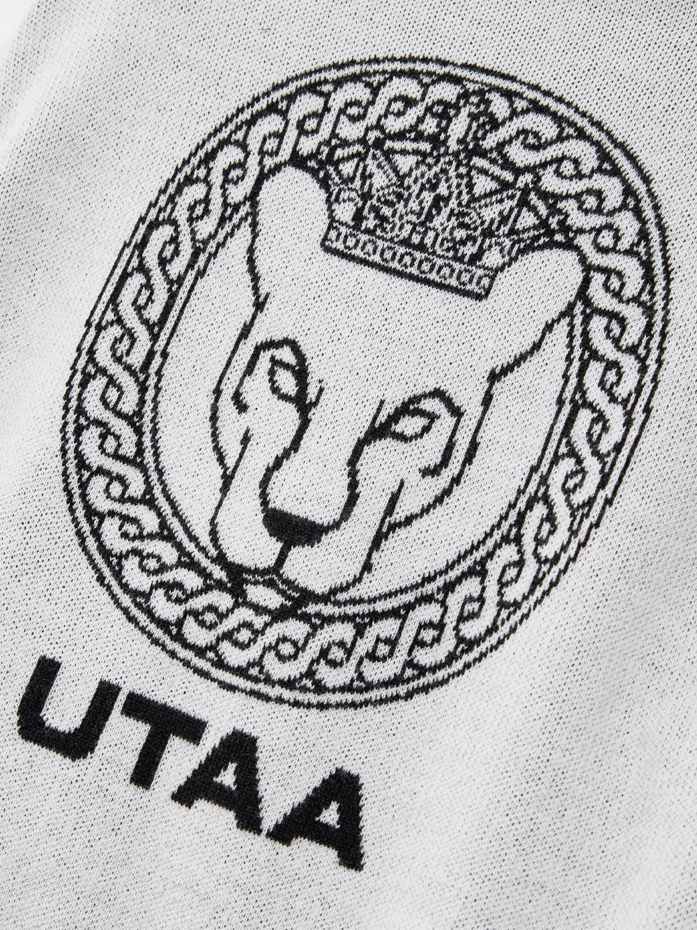UTAA キルティングStitchニットミックスパディングジャンパー ホワイト : Women's