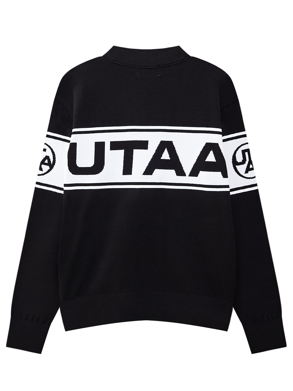 ユタ モノローグロゴニットカーディガン:男性用