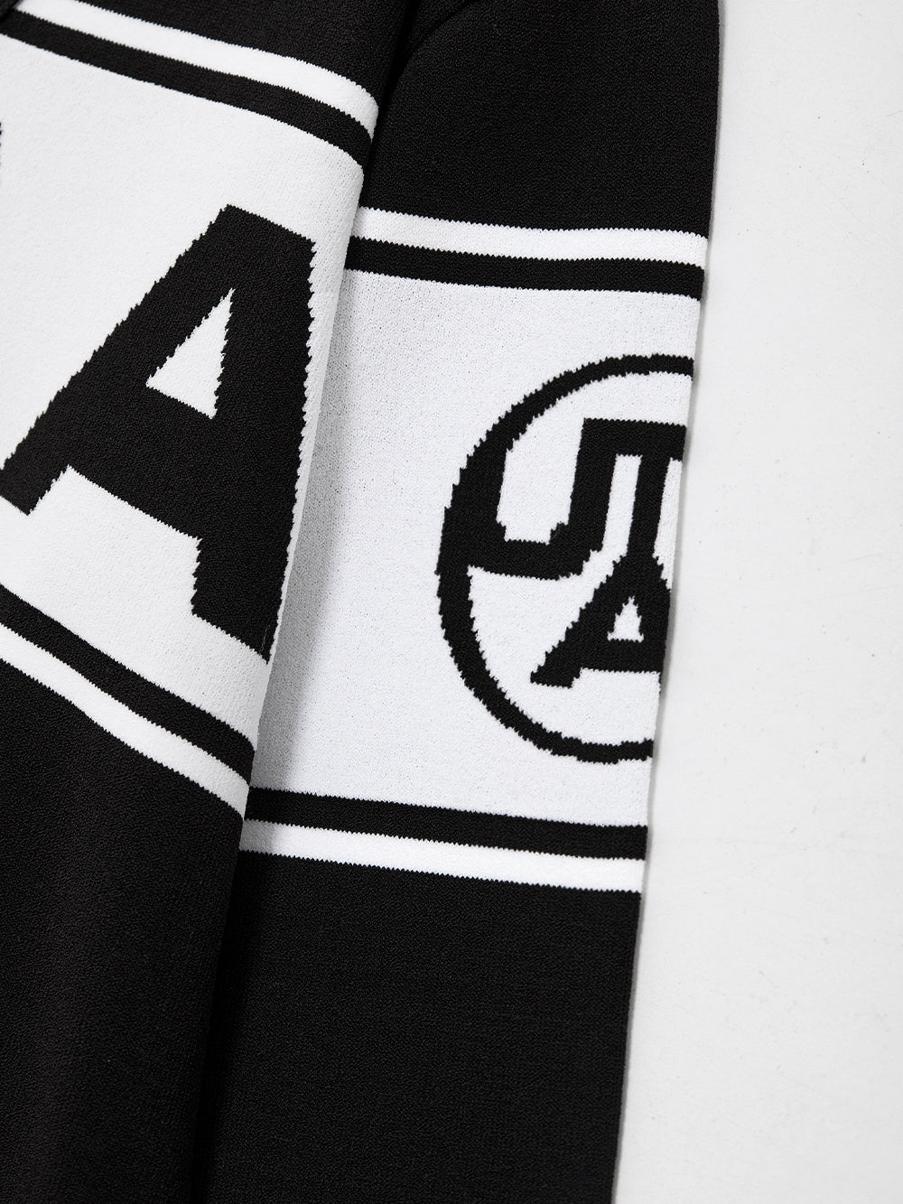 ユタ モノローグロゴニットカーディガン:男性用