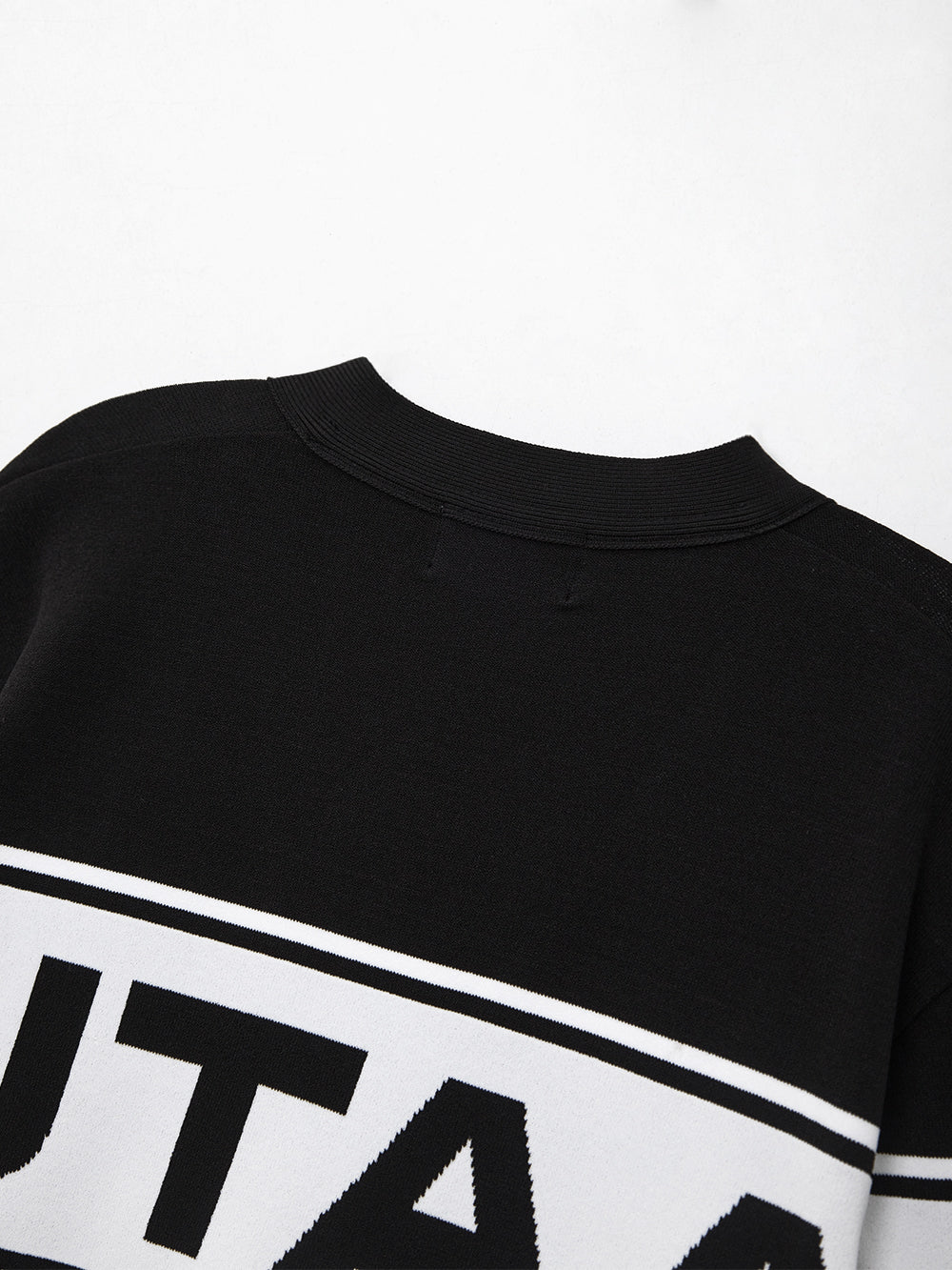 ユタ モノローグロゴニットカーディガン:男性用