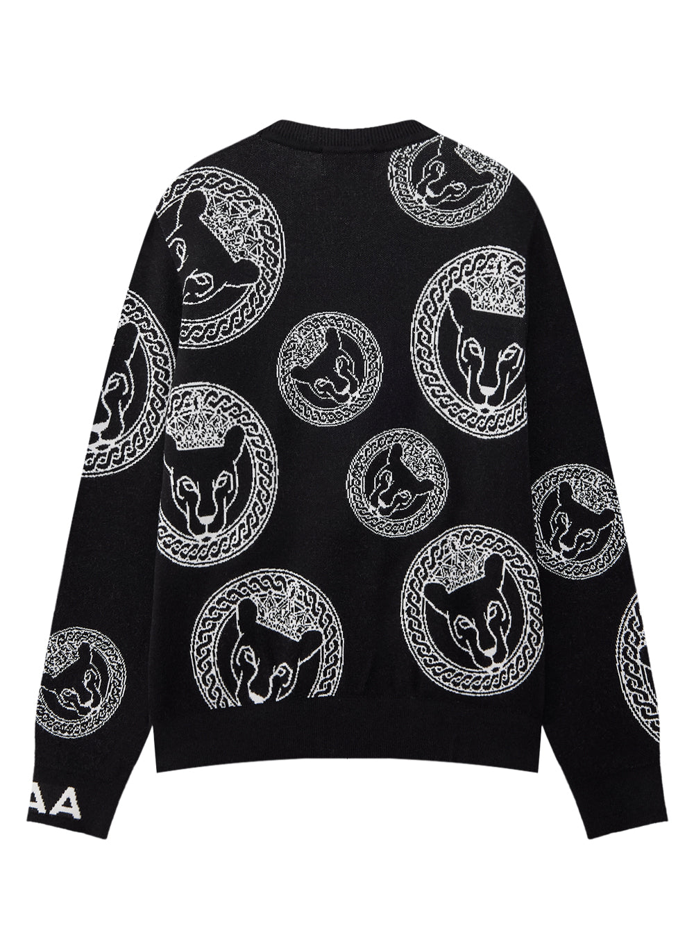 UTAA リングパンサーカラースタンプニットプルオーバー : Women's