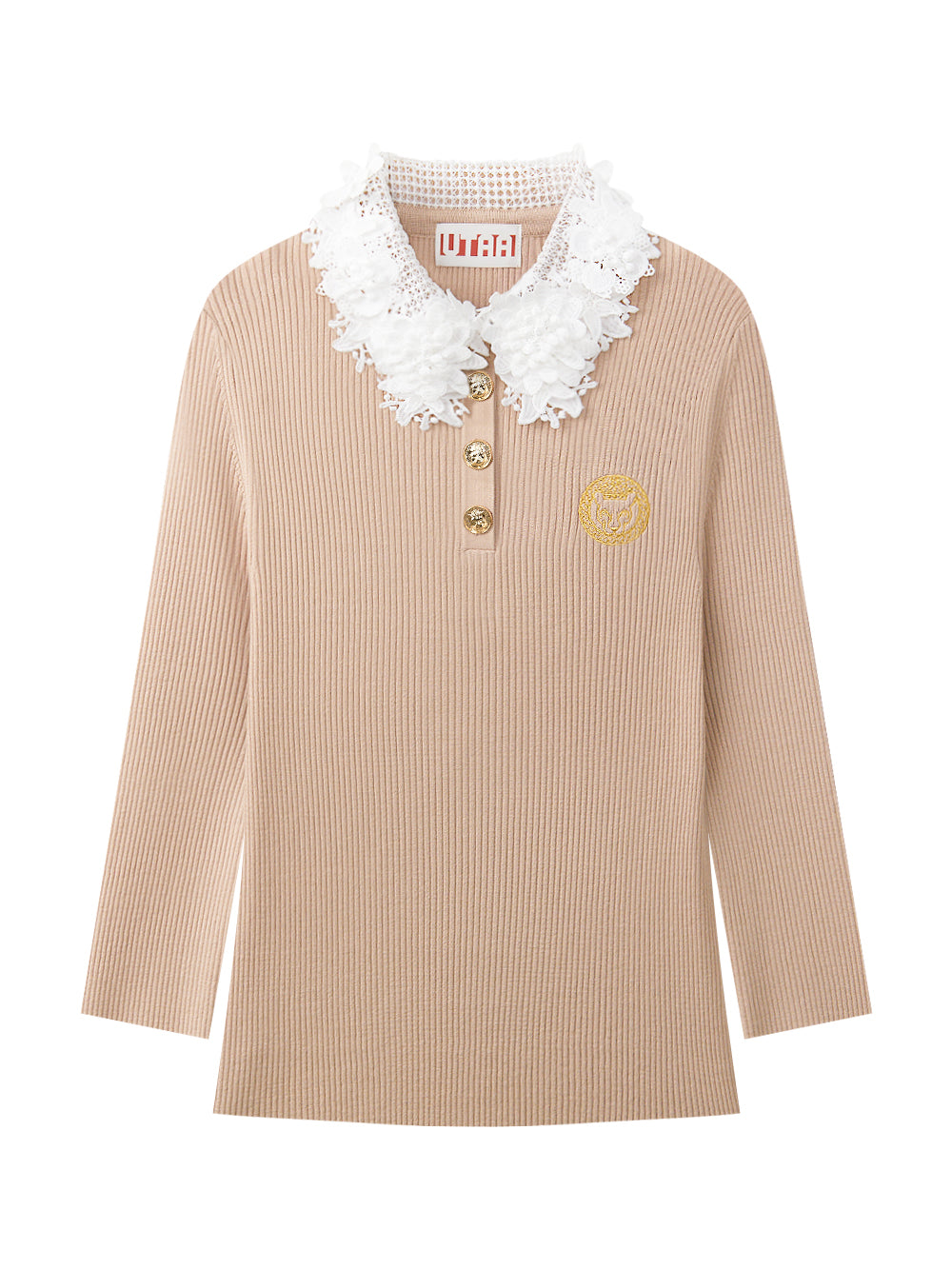 UTAA ドゥカットフローラルレースPKニートスリーブ : Women's