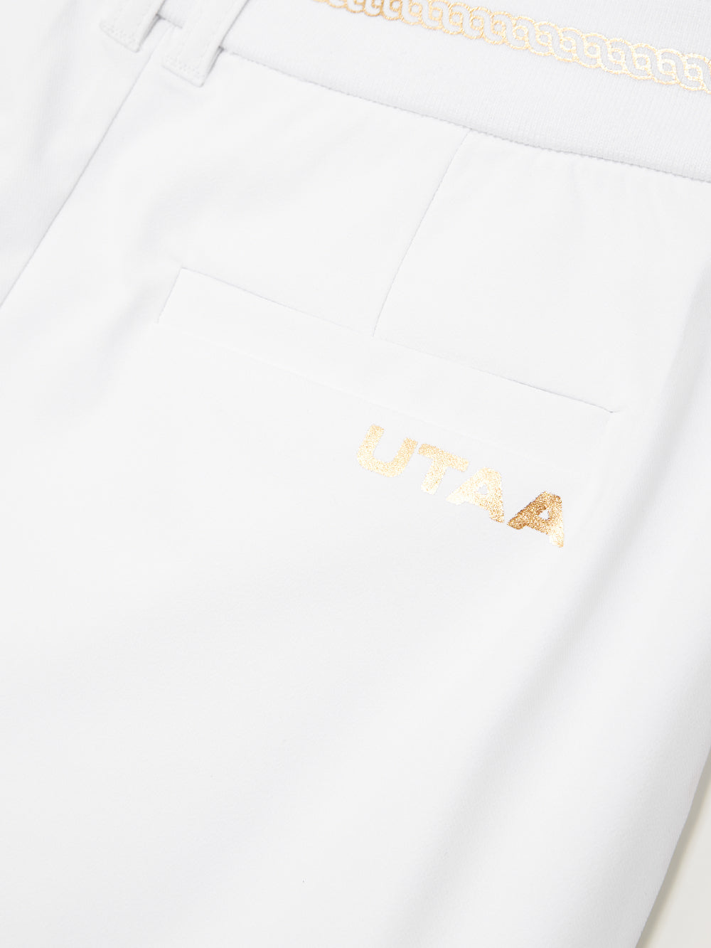UTAA ギルトリングパンサーWappenポケットパンツ ホワイト : Women's