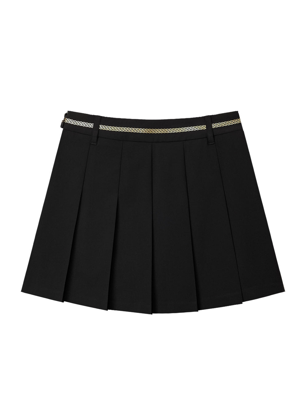 ユタ ギルトパンサーワッペンプリーツスカート