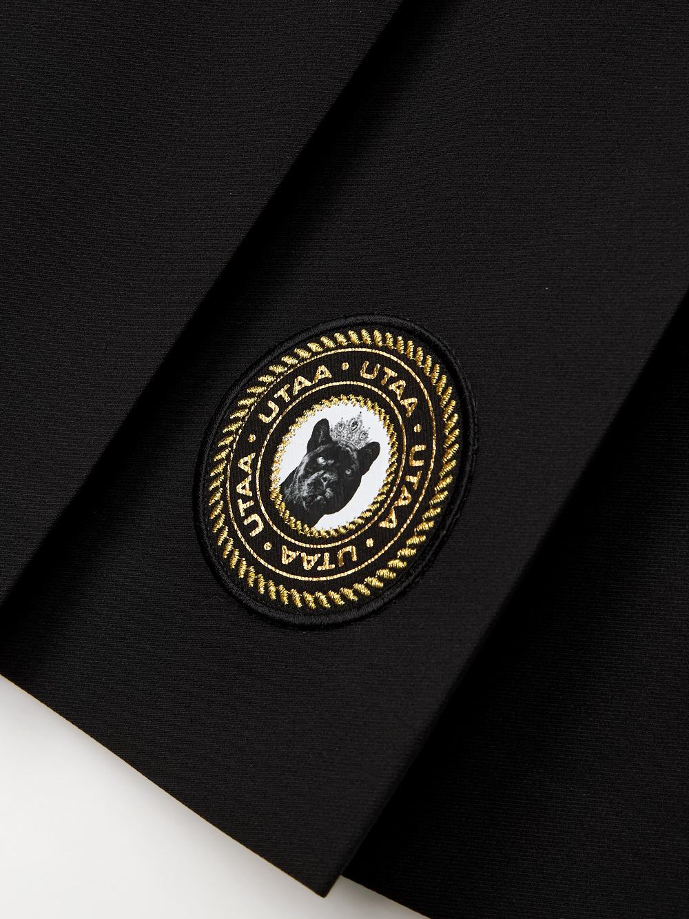 ユタ ギルトパンサーワッペンプリーツスカート