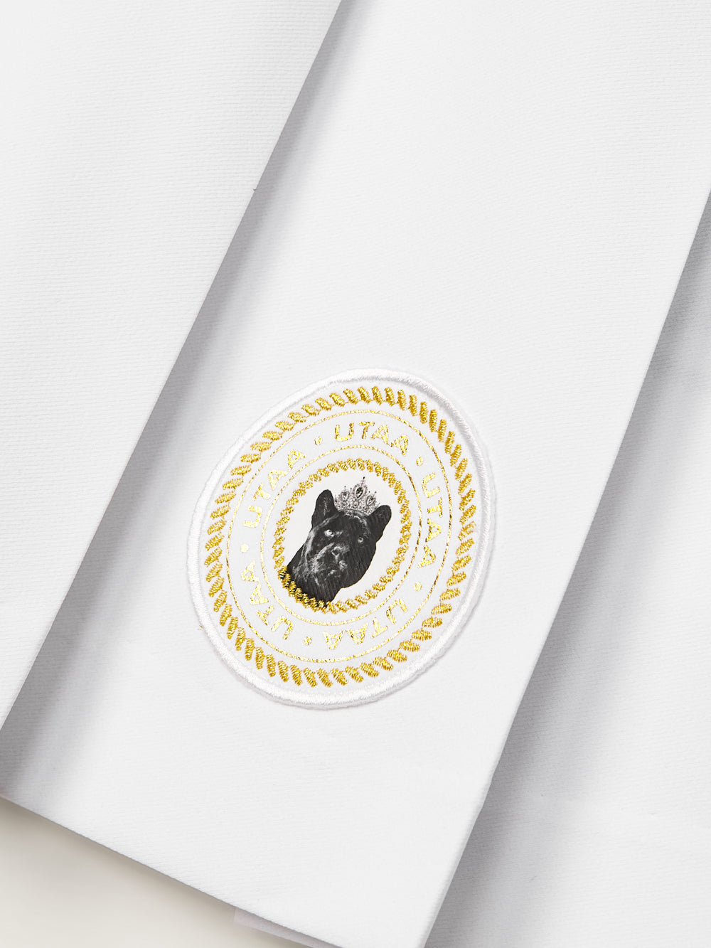 ユタ ギルトパンサーワッペンプリーツスカート