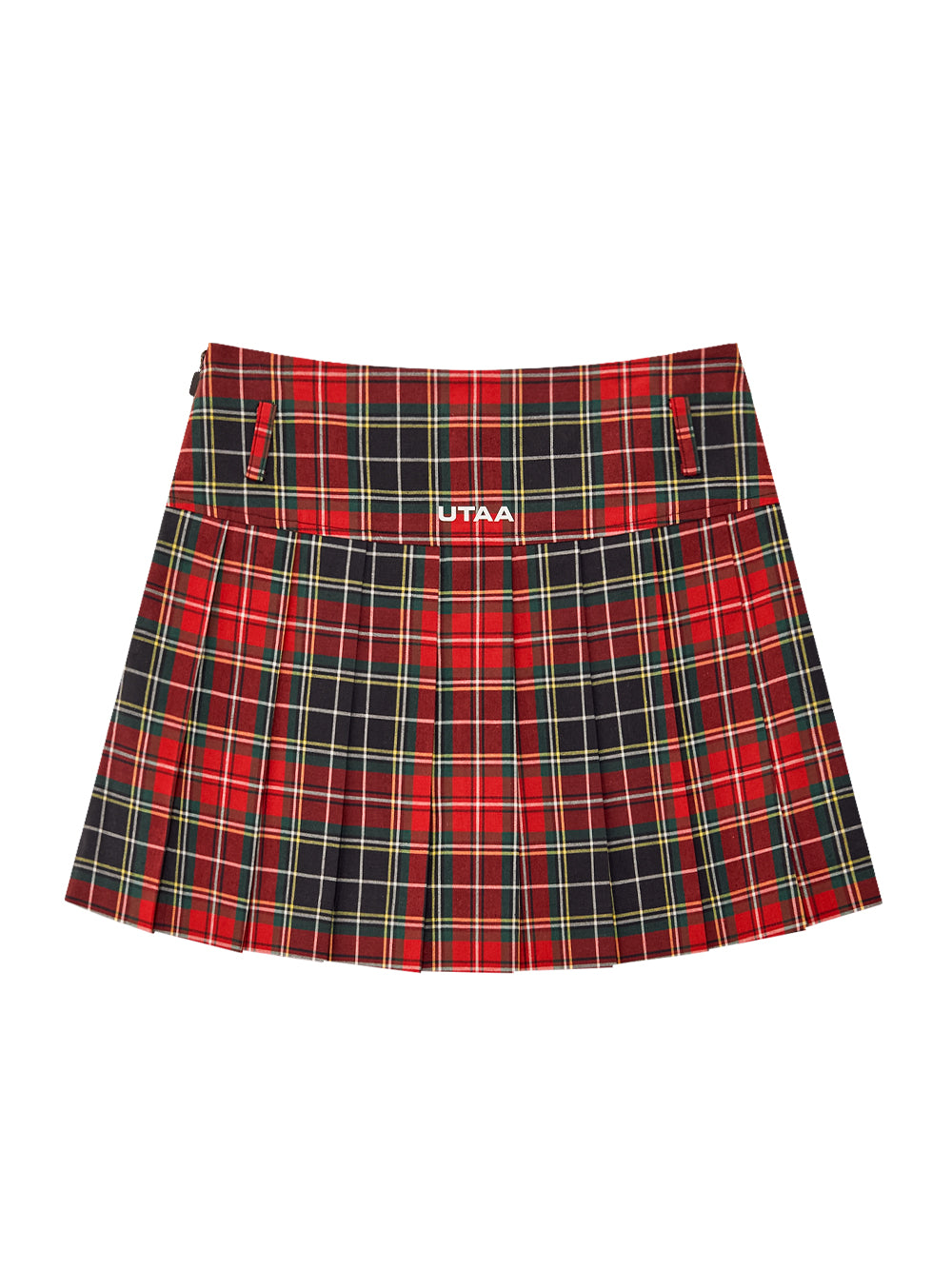 ユタ スコットロイヤルチェックプリーツスカート