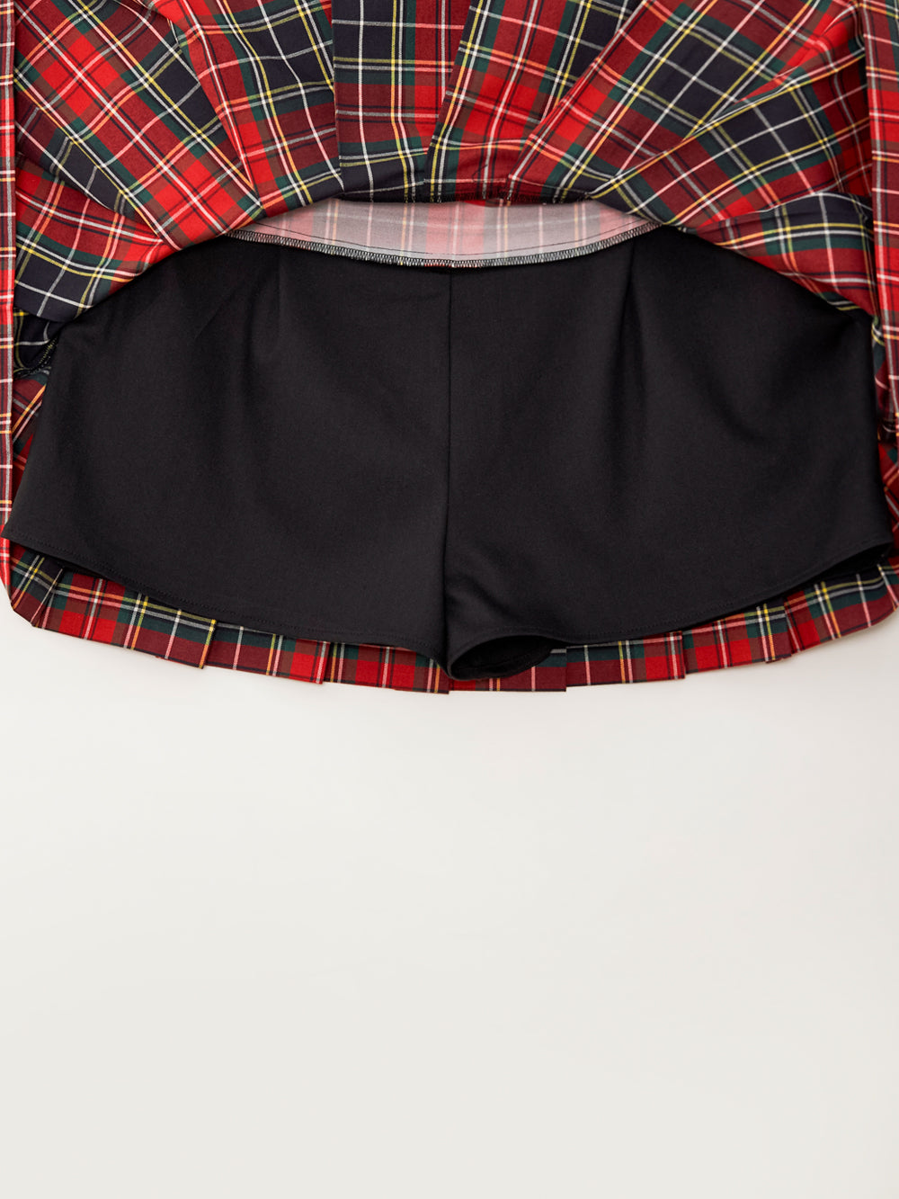 ユタ スコットロイヤルチェックプリーツスカート