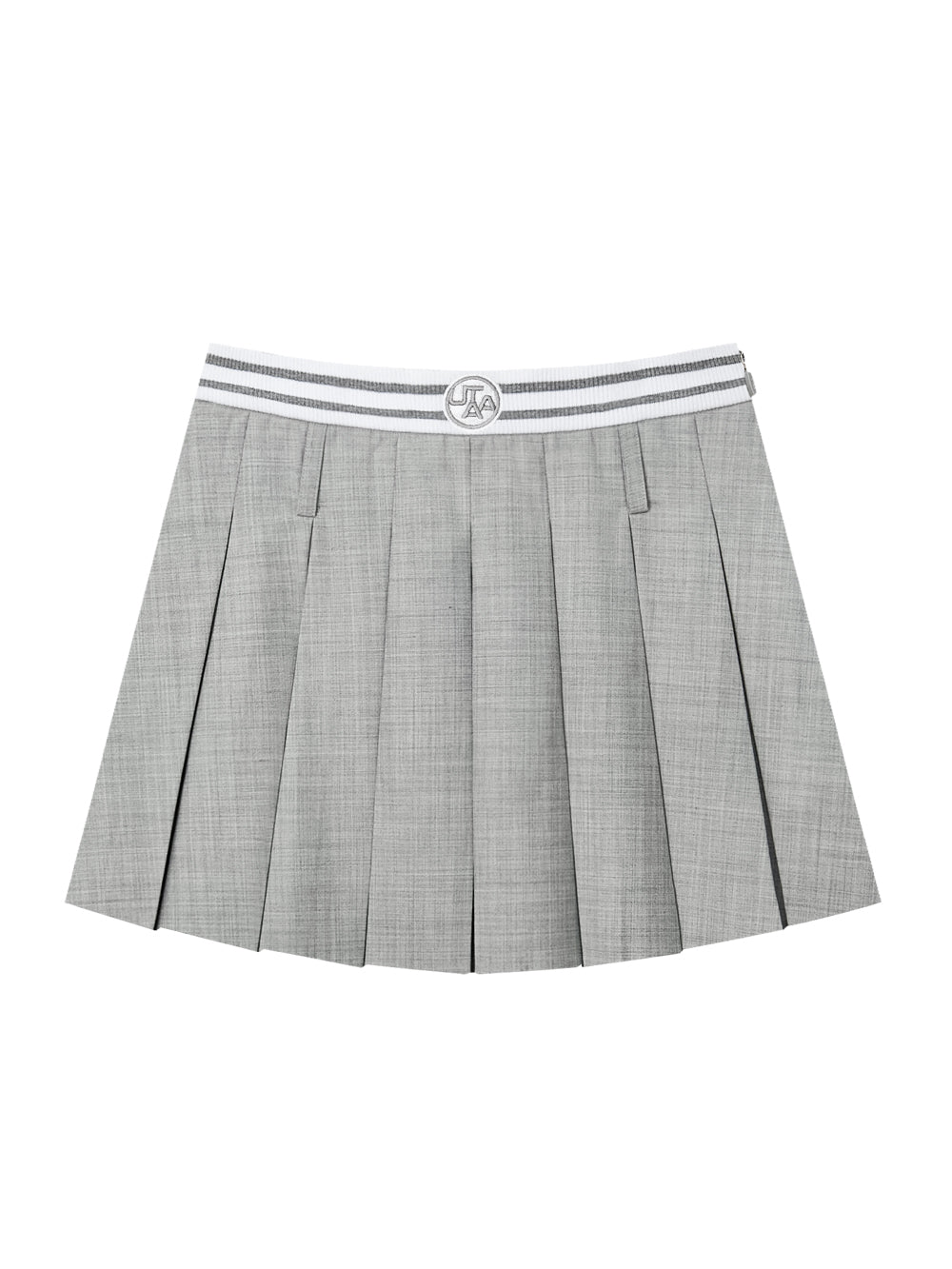 UTAA Stanfordクラシックシンボルプリーツスカート メランジグレー : Women's