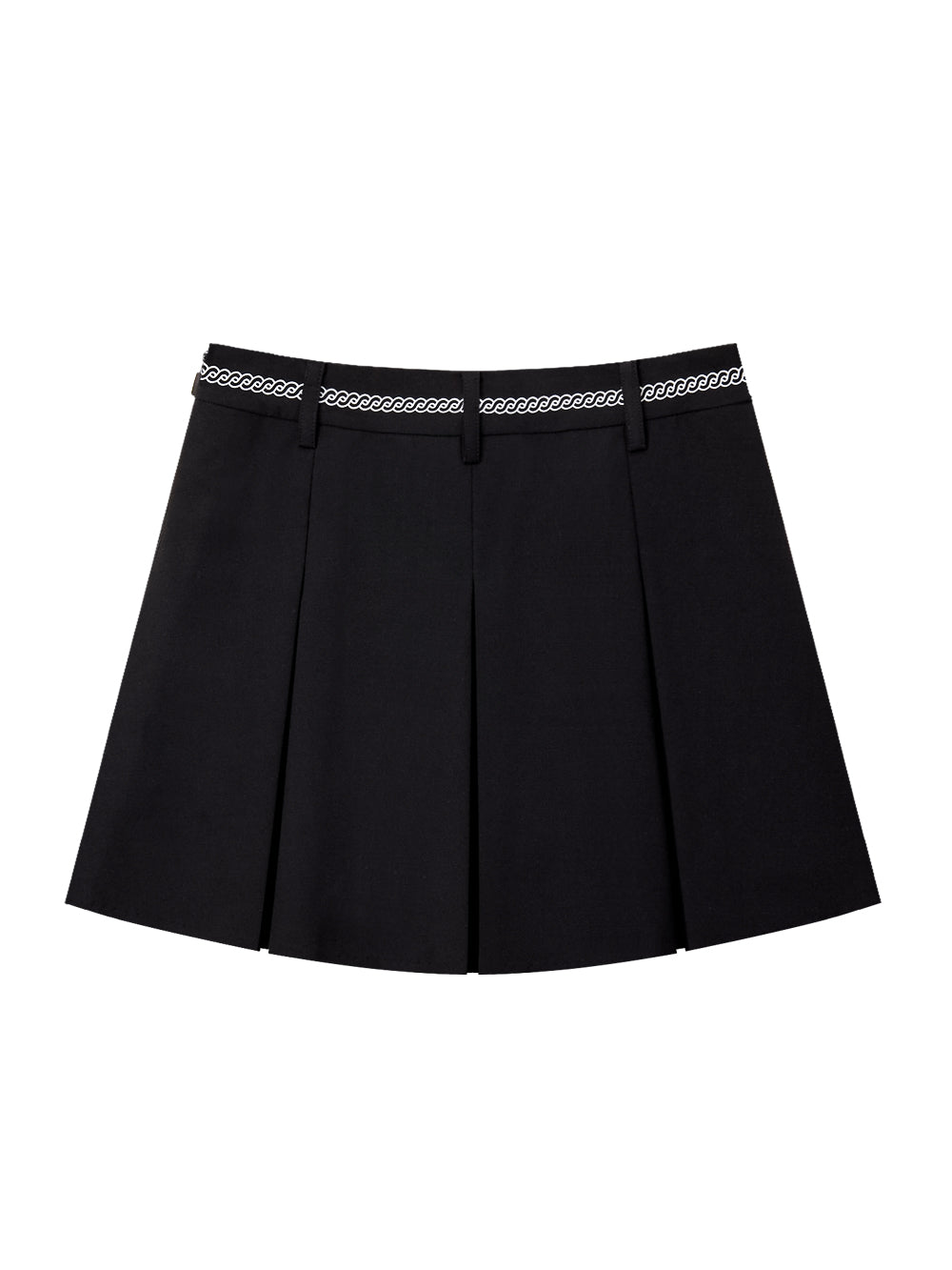 ユタ チャレンジャーシルベリーボタンプリーツスカート