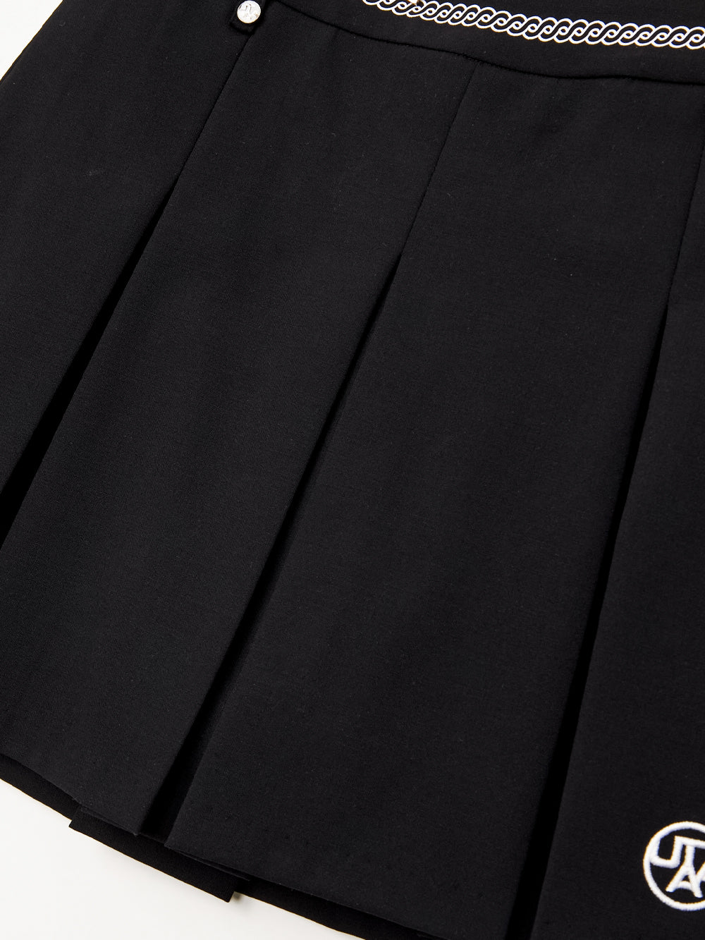 ユタ チャレンジャーシルベリーボタンプリーツスカート