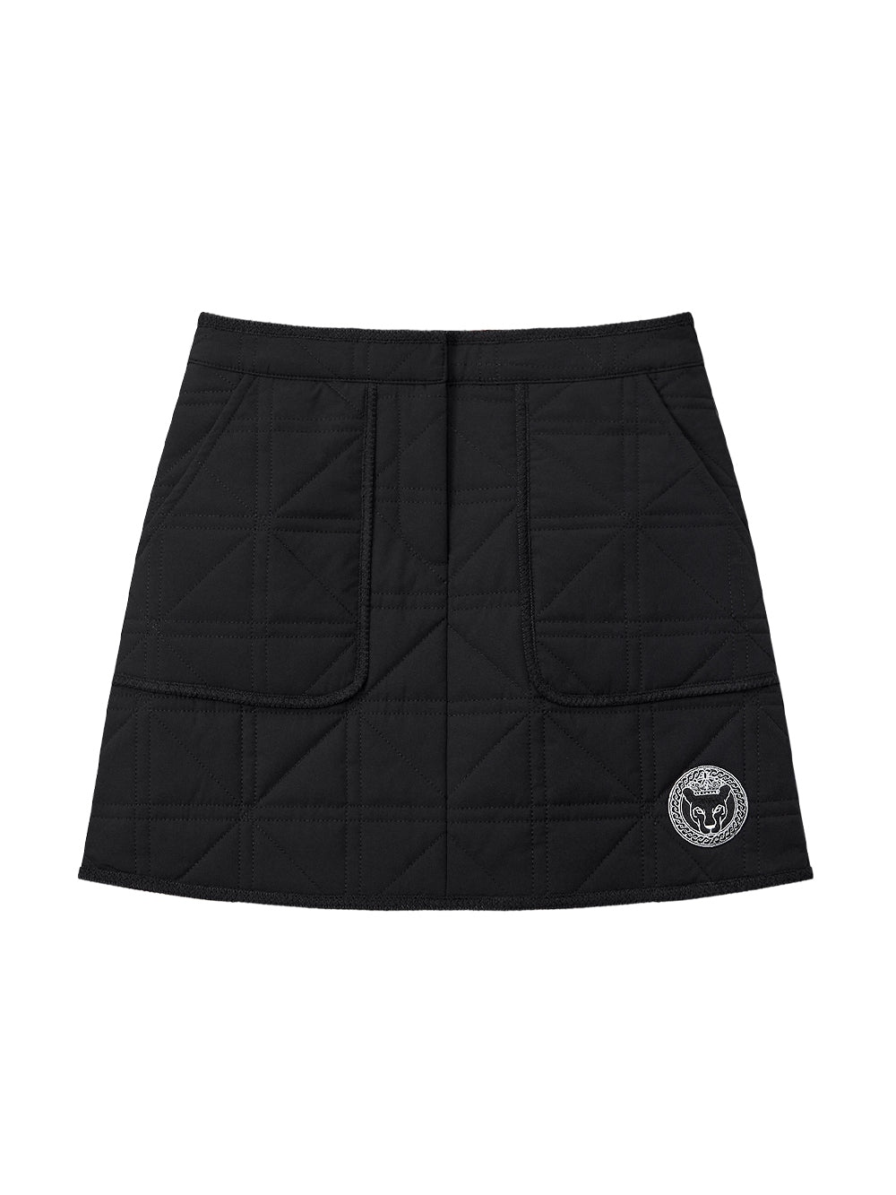 ユタキルティングスティッチダウンHラインスカート