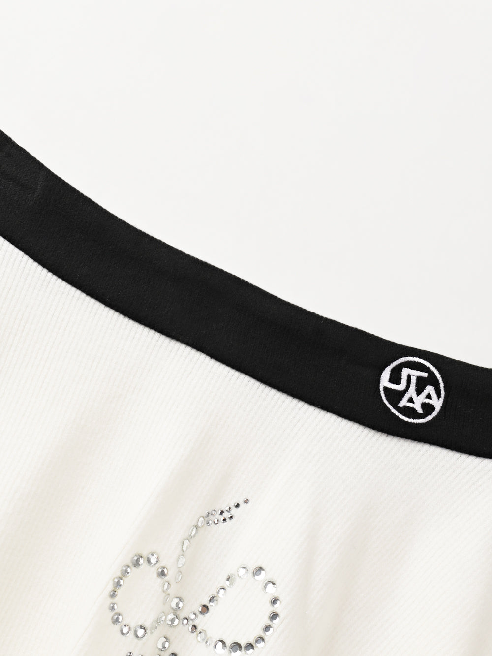 ユタ クリスタルリボンフレアニートスカート