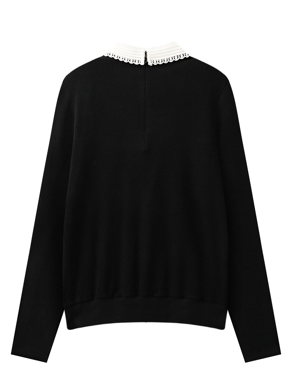 UTAA クリスタルリボンレースPKニット : Women's