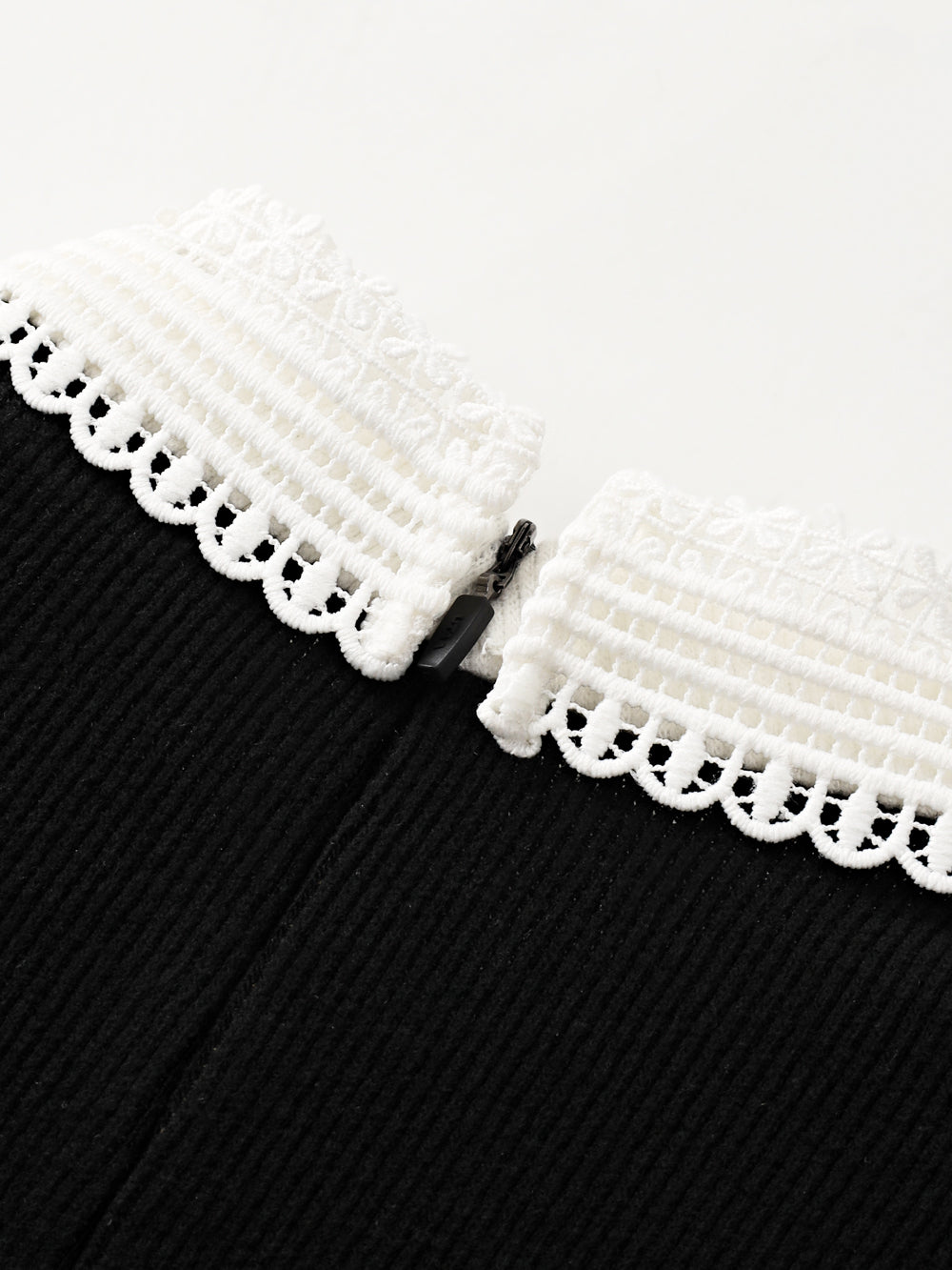 UTAA クリスタルリボンレースPKニット : Women's