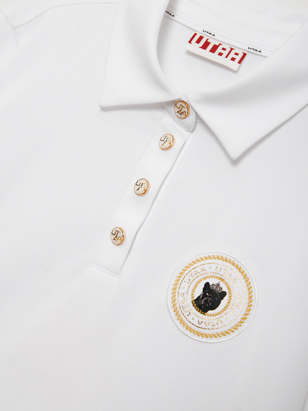 ユタ ギルトリングパンサーワッペンPKスリーブ (女性用)