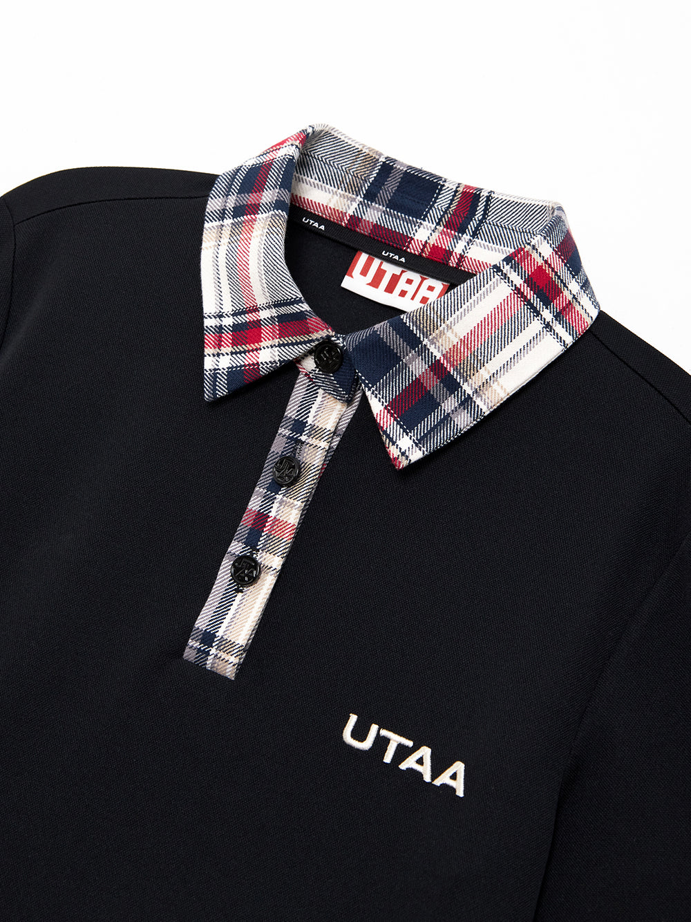 UTAA BritishインディゴチェックミックスPKTシャツ : Women's