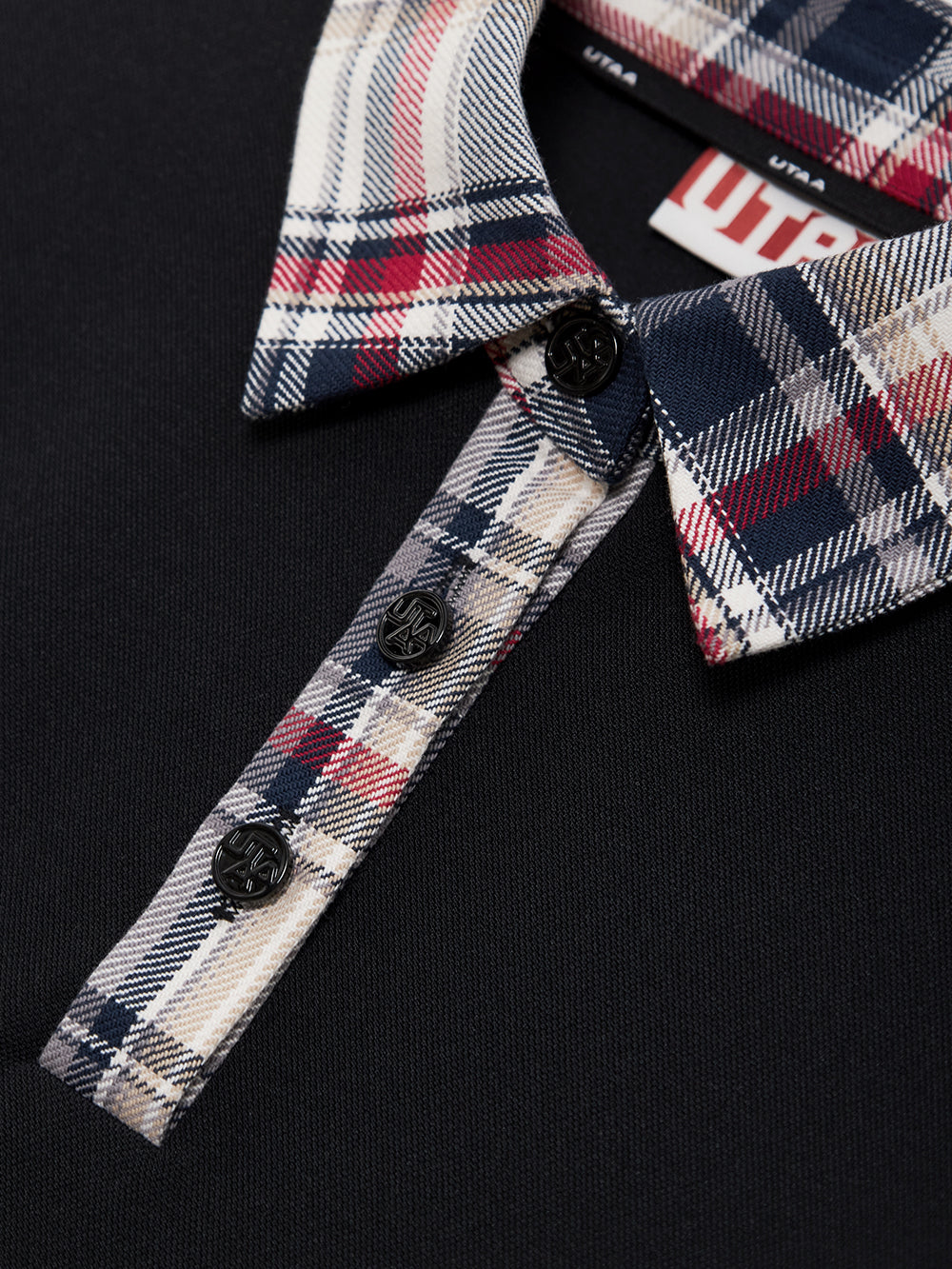 UTAA BritishインディゴチェックミックスPKTシャツ : Women's