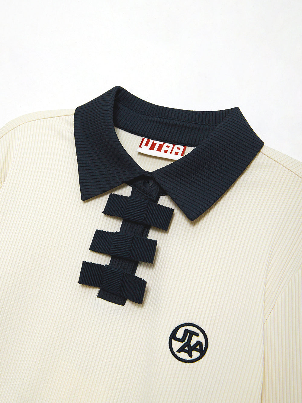 ユタ カシャカラーブロックリボンPKスリーブ (女性用)