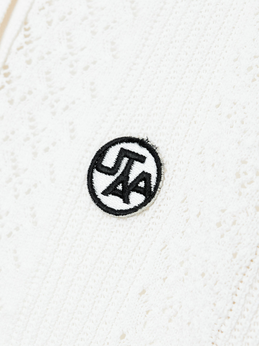 UTAA セーラーレースTrimmingScasiニットカーディガン ホワイト : Women's