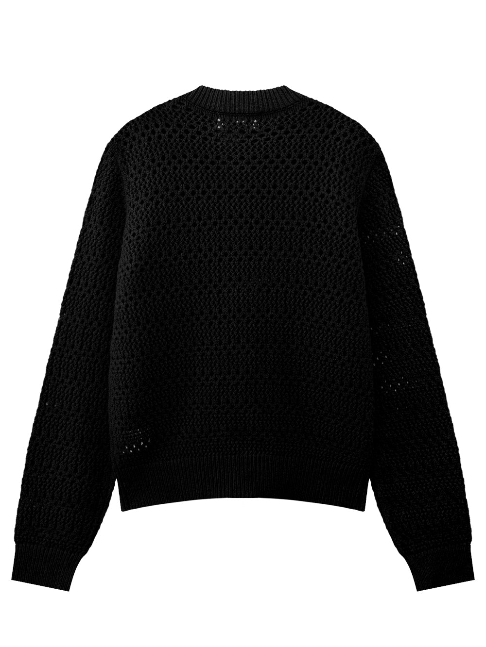 UTAA クロシェパンチングMotifニットカーディガン : Women's