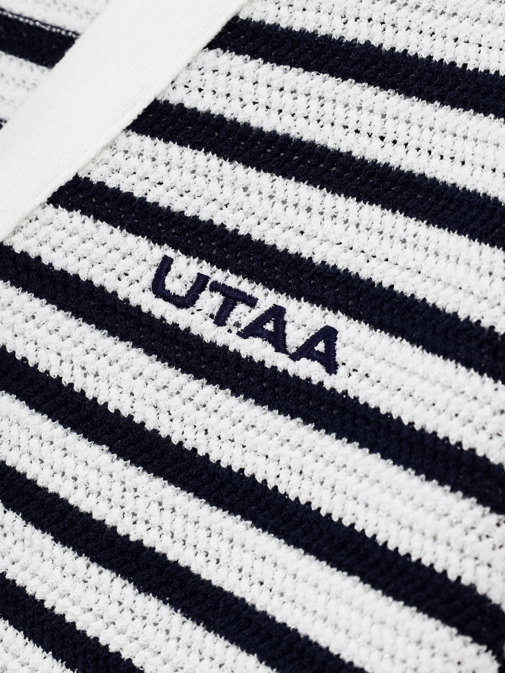 UTAA クロシェScalesシルバリーニットカーディガン : Women's