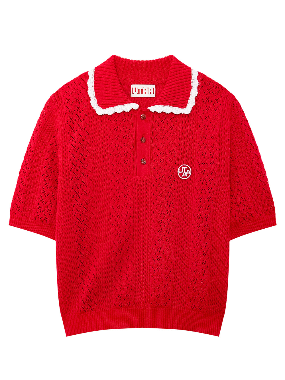 UTAA セーラーレースTrimmingScasiニット : Women's