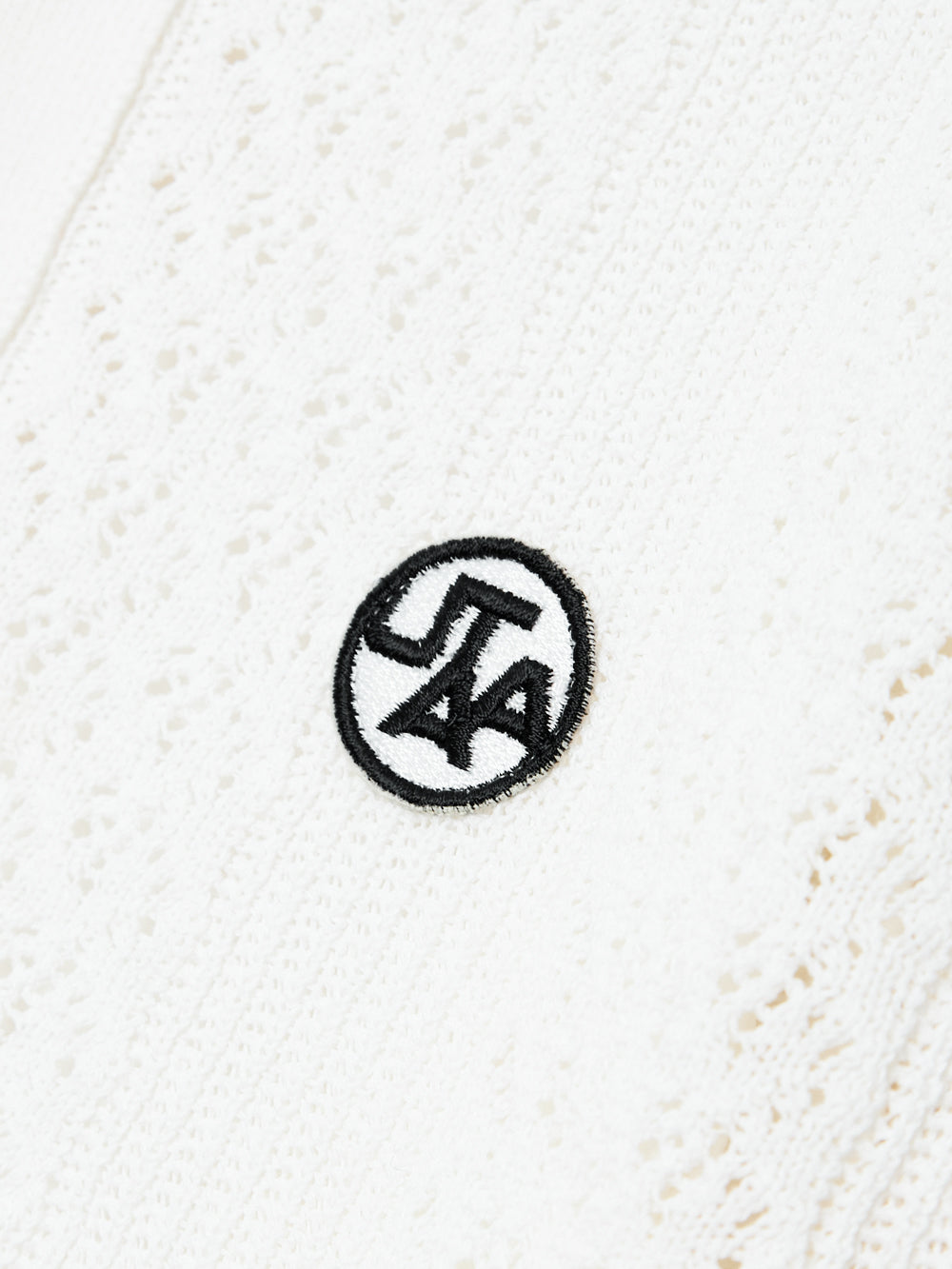 UTAA セーラーレースTrimmingScasiニット ホワイト : Women's