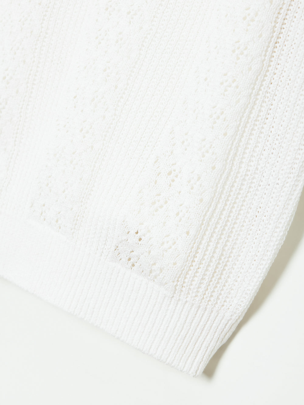 UTAA セーラーレースTrimmingScasiニット ホワイト : Women's