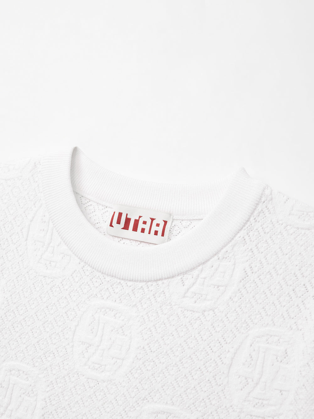 UTAA リングSplashNeonカラーScasiニット ホワイト : Women's