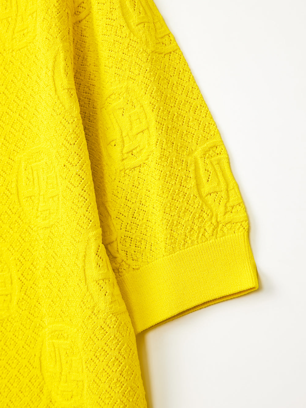 UTAA リングSplashNeonカラーScasiニット イエロー : Women's