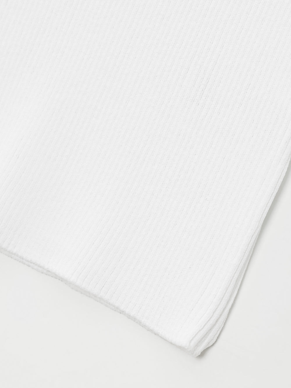 ユタ カレント リブ オープンネック ノースリーブ ニット