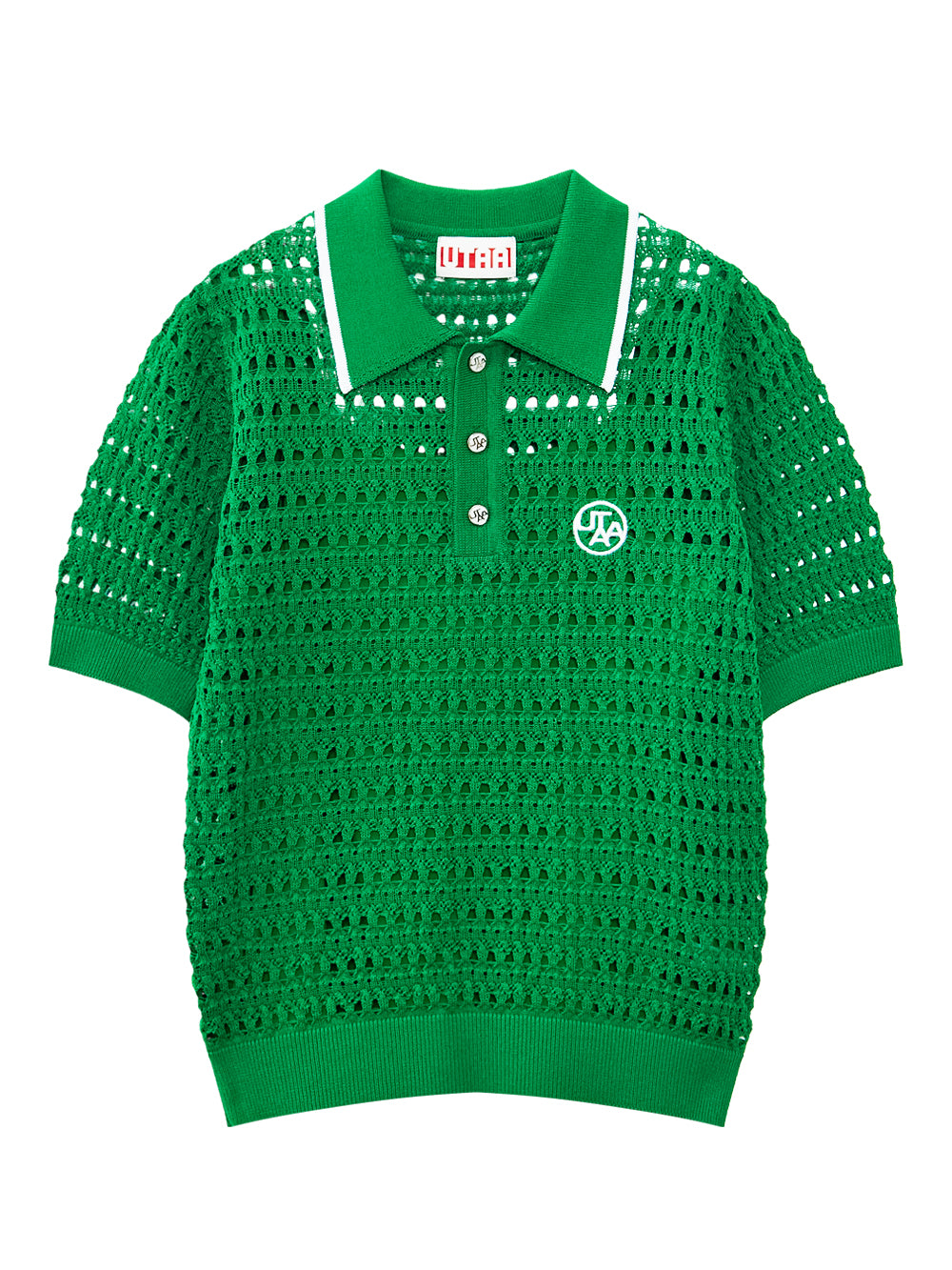 パンチングスカシ バインドカラーニット