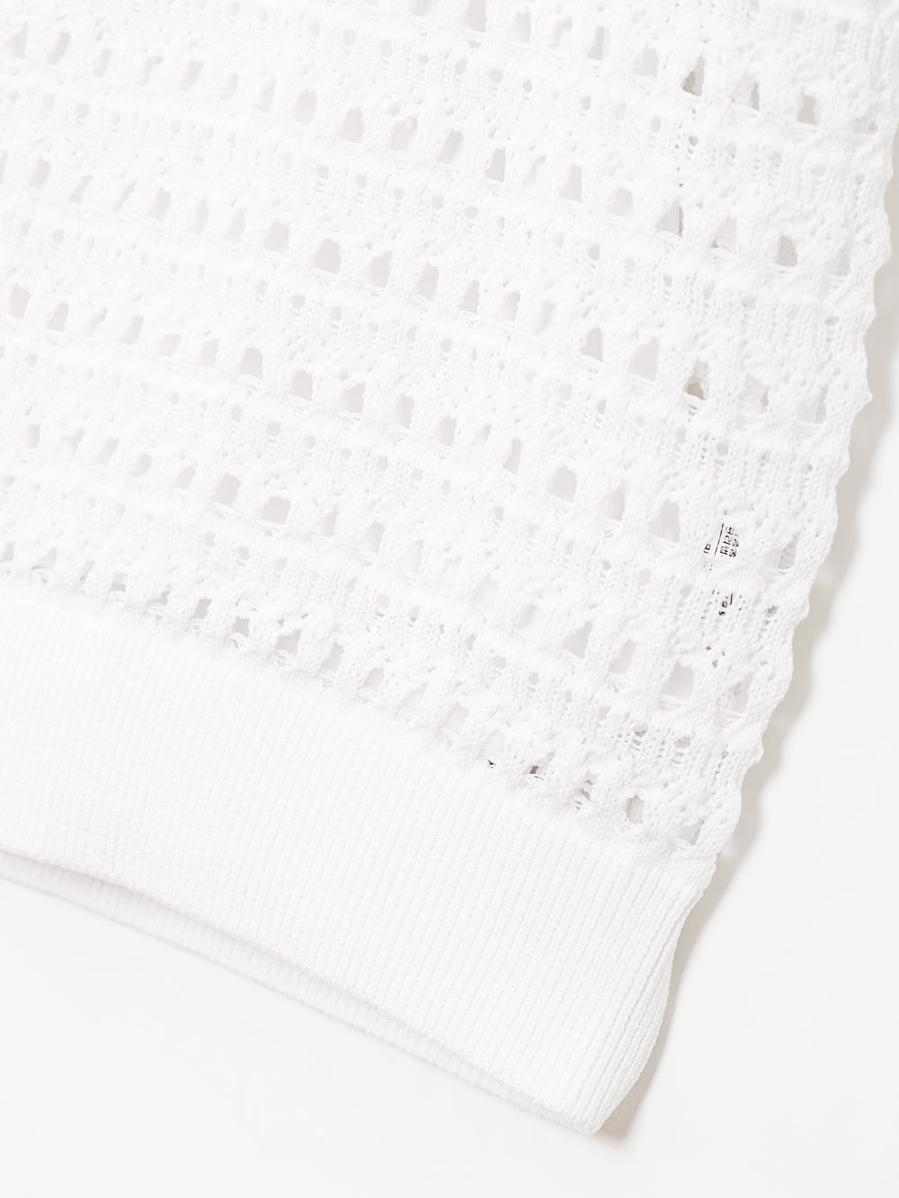 パンチングスカシ バインドカラーニット