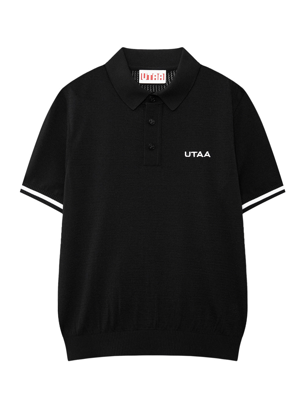 UTAA デュアルラインバックオープンワークPKニット : Women's
