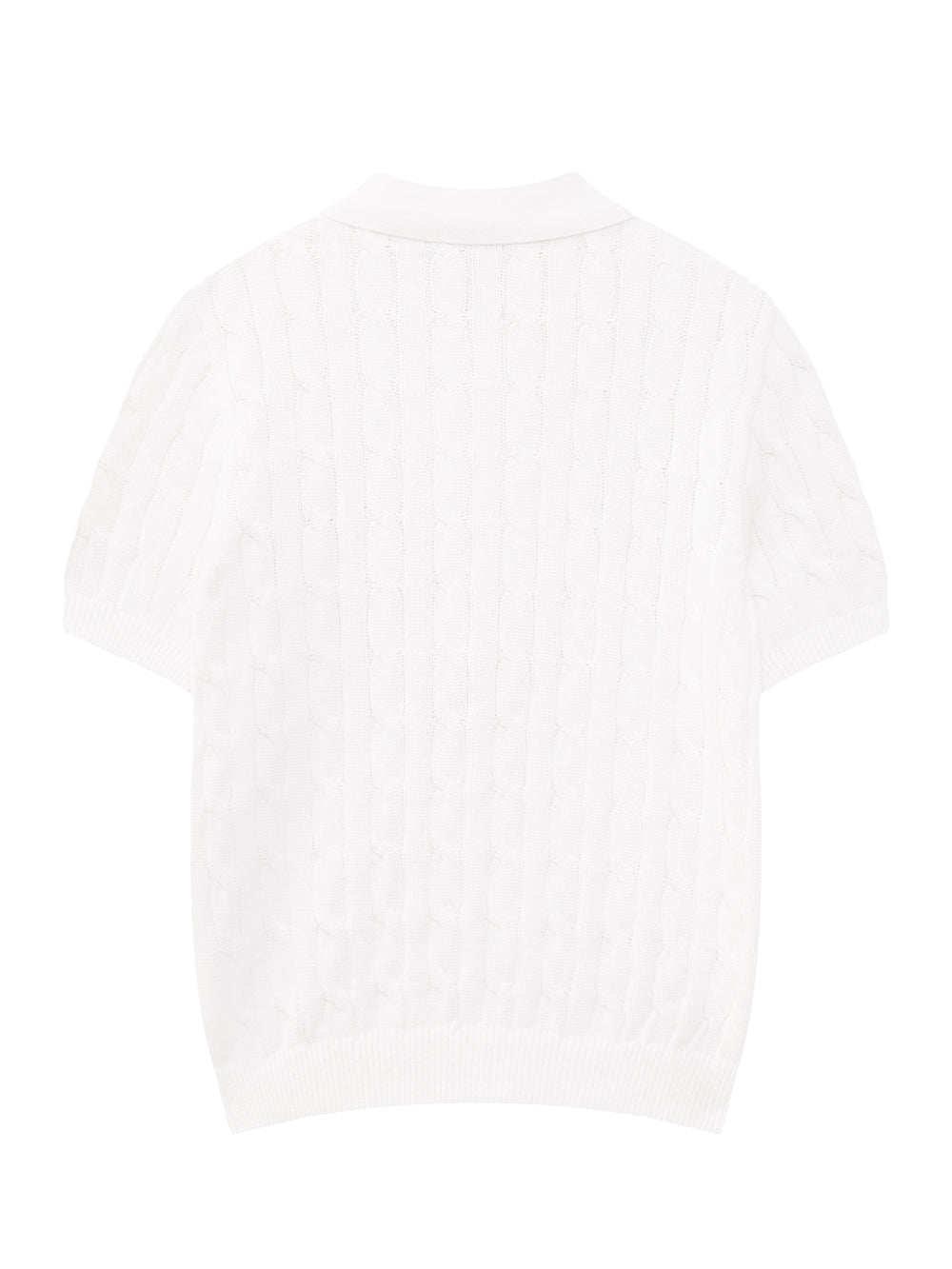 UTAA プルームボタンCollarケーブルニット : Women's