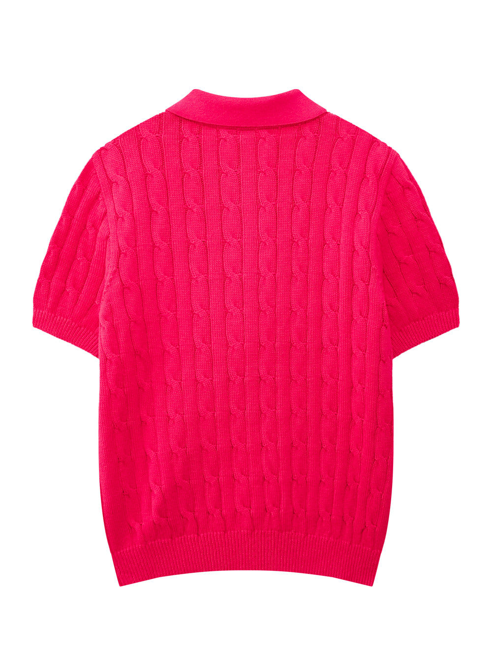 UTAA プルームボタンCollarケーブルニット : Women's