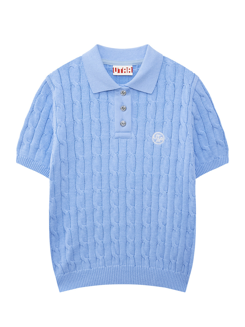 UTAA プルームボタンCollarケーブルニット : Women's