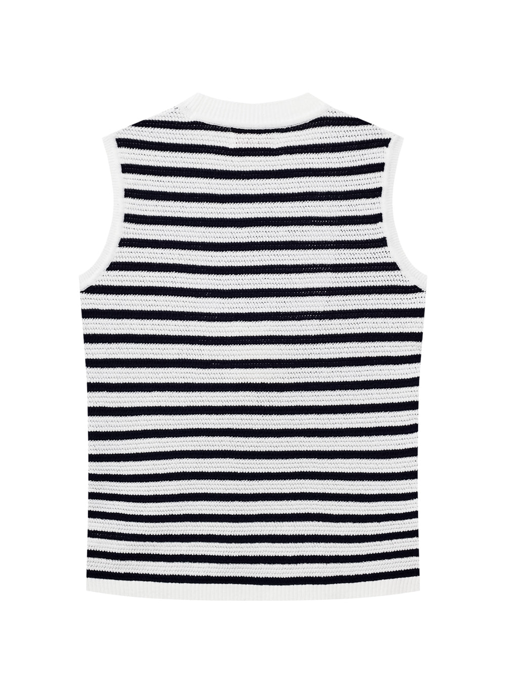 ユタ かぎ針編みスケール シルバーリー ノースリーブ ニット