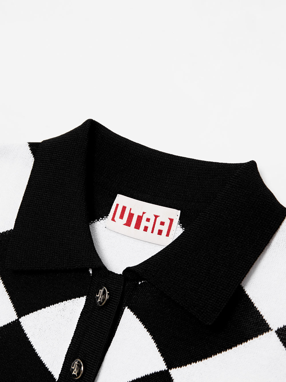 UTAA モノプレイドチェックPKスリーブレスニット : Women's