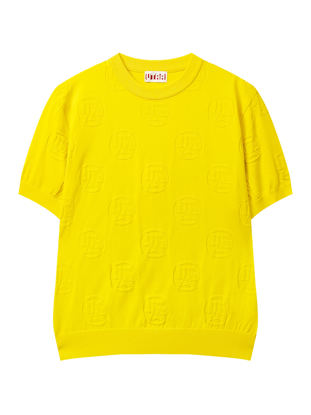 UTAA リングSplashNeonカラーニット イエロー : Men's