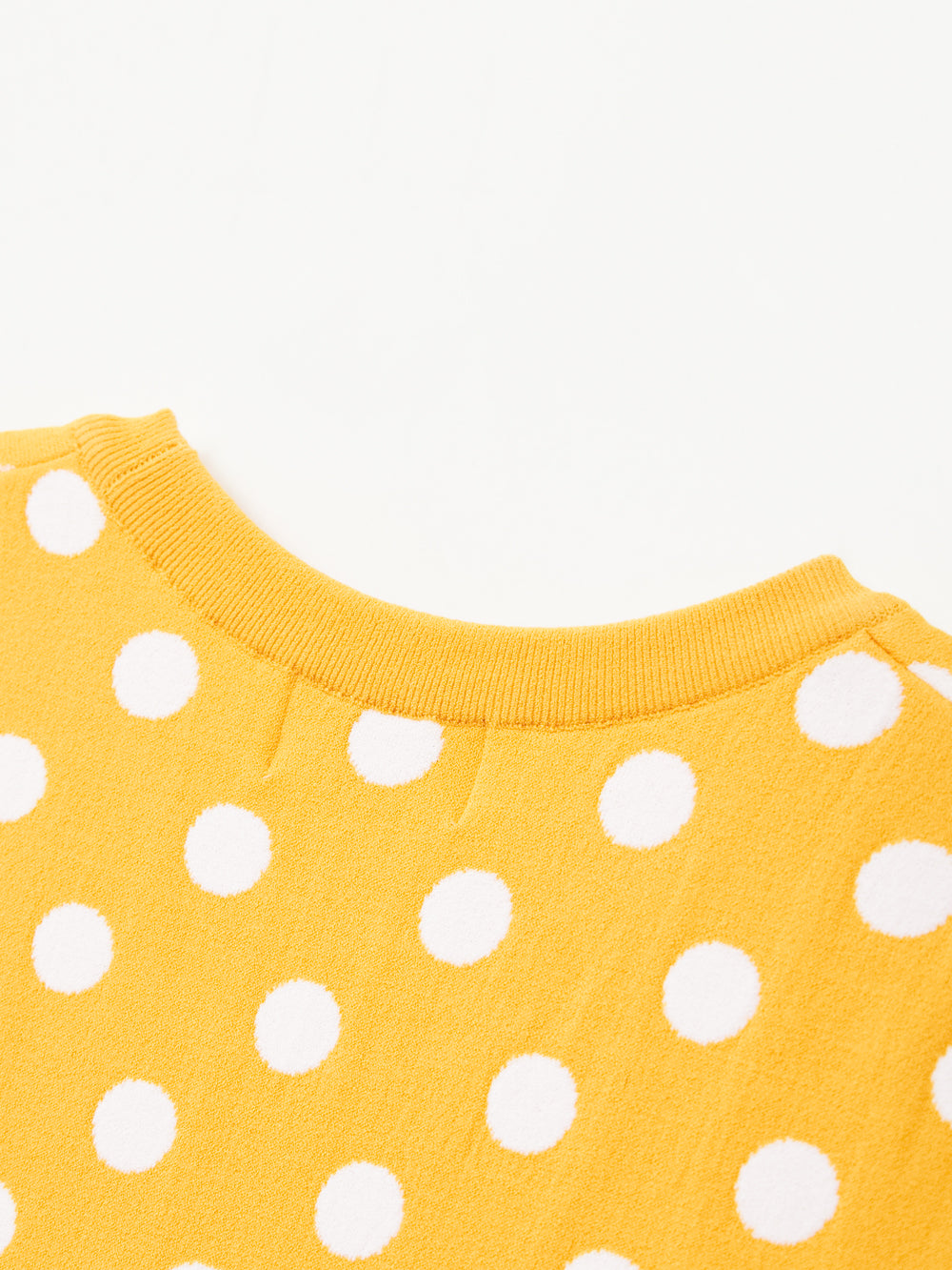UTAA ドルチェクラシックドットスリーブレスニット イエロー : Women's